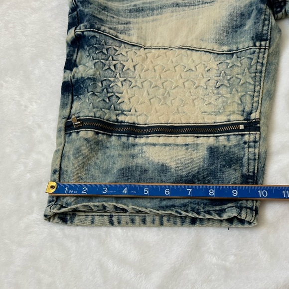 Lion Dynasty Denim Shorts Men’s 38 Slim - Picture 7 of 9